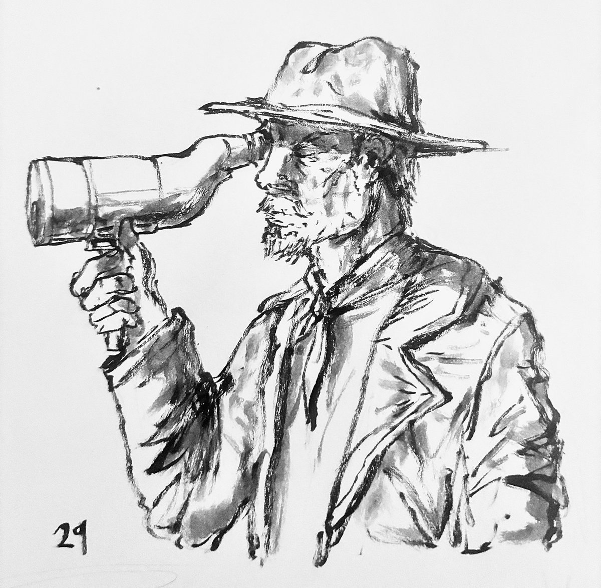 johnmustache's tweet image. #inktober2024
29
NAVIGATOR
Hell, I’d trade three or four guys with crossbows for a good navigator: he does his job right and you don’t need the crossbows.