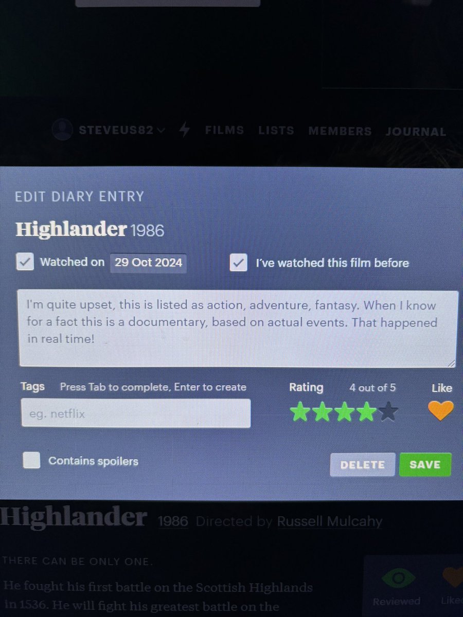 Steve Straw (@steveus54) on Twitter photo <a href="/DaveWillis2/">Dave Willis</a> <a href="/danasnyder/">Dana Snyder</a> I hope you enjoy my <a href="/letterboxd/">Letterboxd</a> review of Highlander! #aquateenhungerforce <a href="/DaveWillis2/">Dave Willis</a> <a href="/danasnyder/">Dana Snyder</a> I hope you enjoy my <a href="/letterboxd/">Letterboxd</a> review of Highlander! #aquateenhungerforce