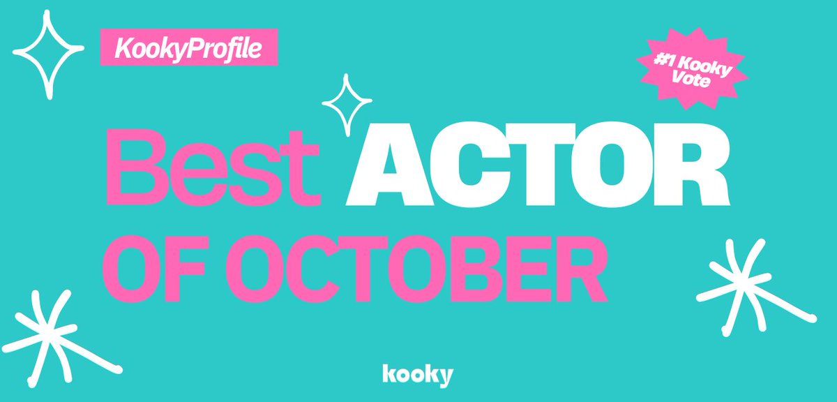 kooky__official's tweet photo. ⭐Kooky Monthly Ranking | #BestActor_October
VOTE NOW 👉 https://t.co/yoiGbX38YO
📅 ~ Nov 6th, 12PM (KST)
🏆 #1 idol will be promoted with an advertisement banner on the Kooky's ranking page.
🎯 Top 4 artists in the ranking will move on to the main vote to win a dedicated artist profile on the Kooky website
📍Check out the bonus polls below!
#KookyRanking #KookyPromotion
