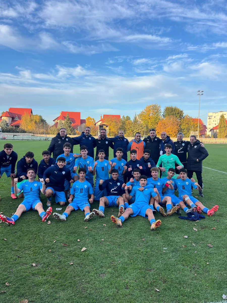 Congrats to our 🇮🇱⚽U17 football team on advancing to the next stage of qualifiers for the 2025 European Championships! So proud of you all! 💙🇮🇱💙
 Photo: Israel Football Association