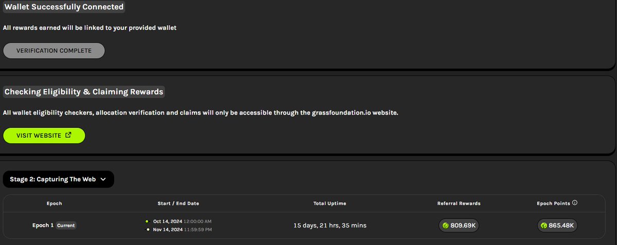 IF YOU MISS SEASON 1 AIRDROP NOW IT SEASON 2 UNTIL NOV 14 DONT MISS IT!

app.getgrass.io/register/?refe…

<a href="/getgrass_io/">touch grass</a>