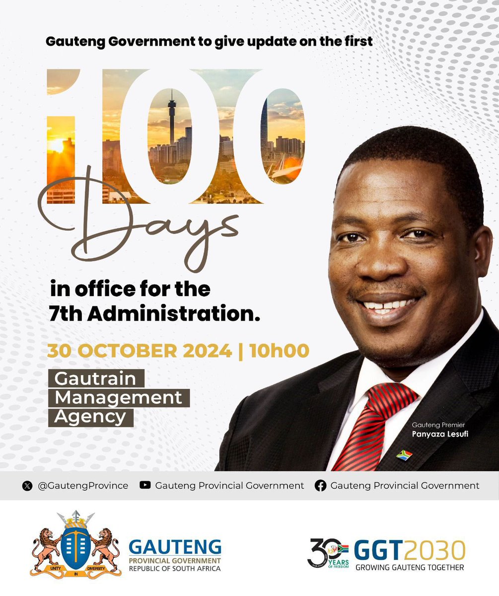 Gauteng Provincial Gov tweet media