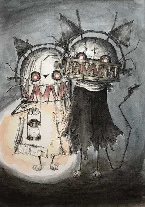 ハロウィンテーマの作品たち。 