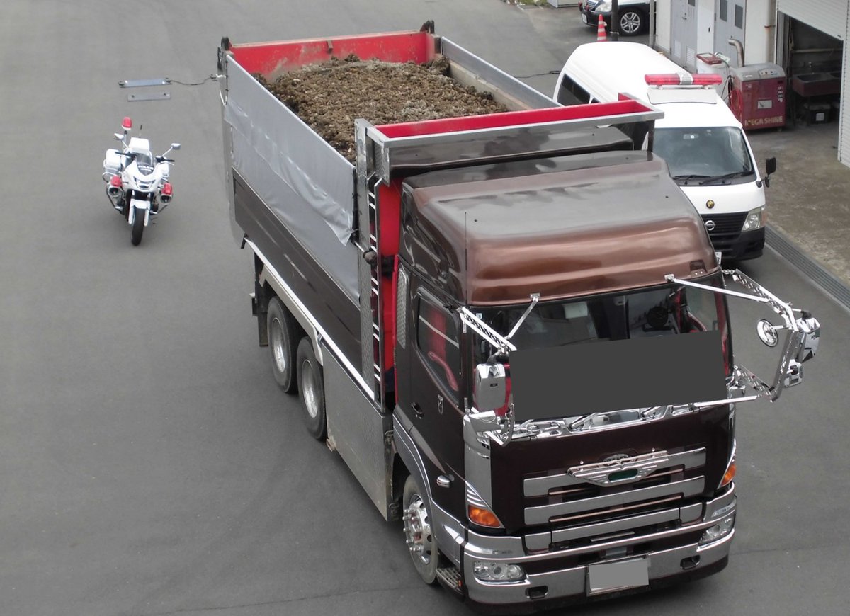 残土 過積載車両に対する取締り強化中】 ○＃茨城県 では、11月を 
