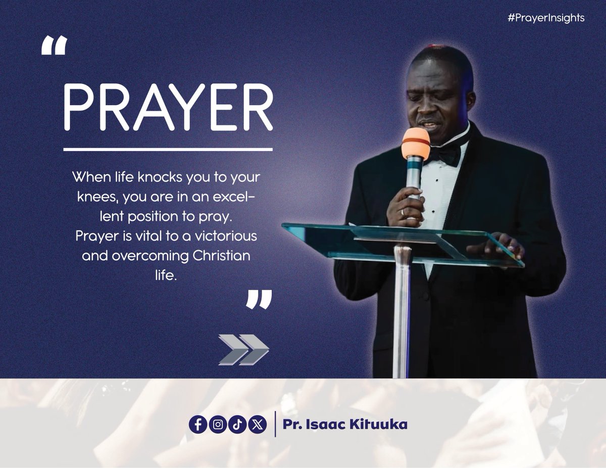 PrKituuka's tweet photo. Pr. Kituuka's Insights #PrayerSeries https://t.co/3oWpisQ5T3