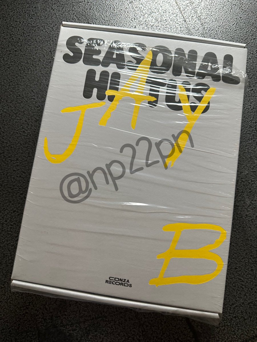np22pn_'s tweet photo. 🎊ขาย  JAY B - Special Album [ Seasonal Hiatus ] ของครบ✅   
 
🏷️1,400฿ ส่งฟรีลทบ.   
 
#JAYB #ตลาดกัซ #ตลาดนัดอากาเซ่ #ตลาดนัดอากาเซ #ตลาดนัดgot7 #ขายของสะสมgot7 #ขายของสะสมกัซ #ตลาดนัดอากาเซ่got7 #GOT7 #JAEBEOM https://t.co/yxQVODYK0C