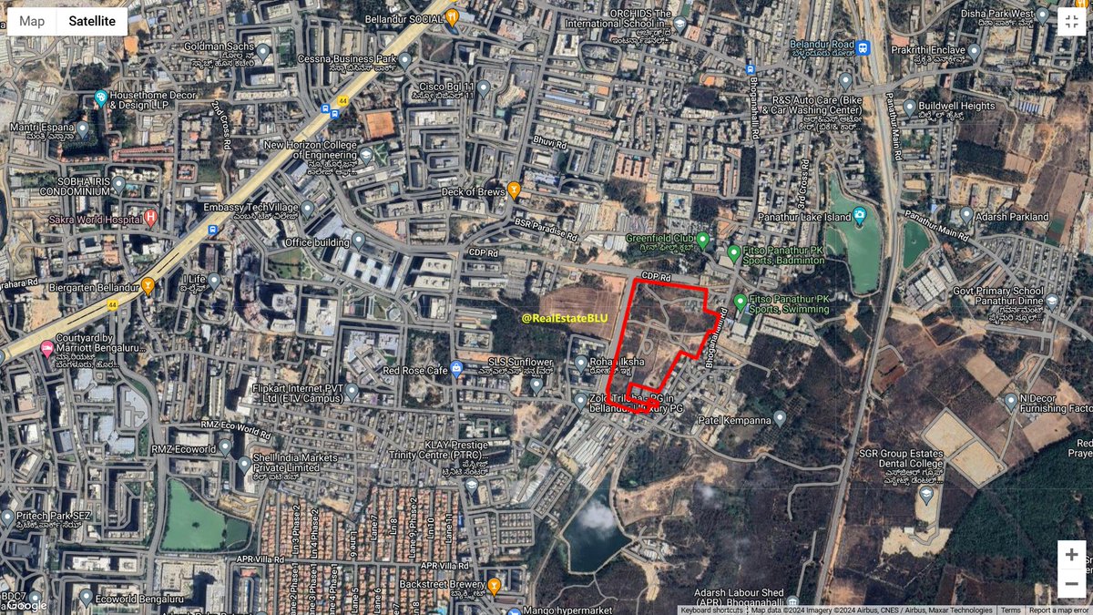 An upcoming Commercial Tech Park near Embassy Tech Village, Bellandur, developed by Bangalore BP Pvt Ltd.

Land Area: 21.76 acres
Configuration: Towers 1 to 6 - 3 Basements + Ground + 10 Floors
Tower 7 - 2 Basements + Ground + 10 Floors

#Bengaluru #Commercial #ORR