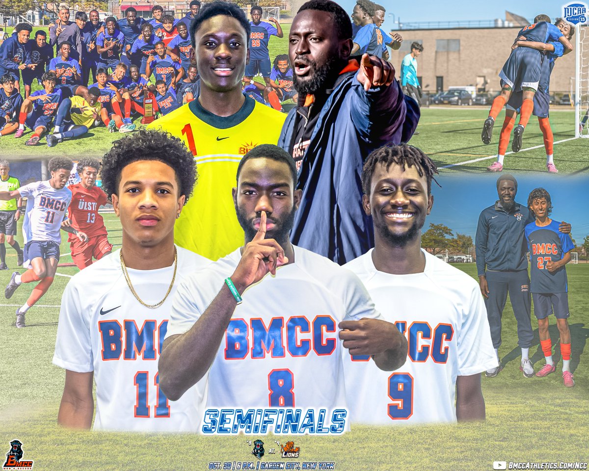 BMCC Athletics (@bmccathletics) on Twitter photo โฝ๏ธ ๐ท๐ณ๐จ๐๐ถ๐ญ๐ญ ๐ป๐ฐ๐ด๐ฌ โฝ๏ธ
<a href="/NJCAA_Soccer/">NJCAA Soccer</a> No. 9โฃ ranked <a href="/BMCCAthletics/">BMCC Athletics</a> #MSOC heads on the road to face <a href="/NJCAA_Soccer/">NJCAA Soccer</a> No. 4โฃ ranked <a href="/lionsncc/">Nassau Athletics</a> in <a href="/NJCAARegionXV/">NJCAA Region 15</a> semifinalsโ๏ธ
๐ Mitchel Athletic Complex (Garden City, N.Y.)
๐ 6โฃ p.m.
๐บ BMCCAthletics.com/NCC
<a href="/bmcc_cuny/">BMCC</a> โฝ๏ธ ๐ท๐ณ๐จ๐๐ถ๐ญ๐ญ ๐ป๐ฐ๐ด๐ฌ โฝ๏ธ
<a href="/NJCAA_Soccer/">NJCAA Soccer</a> No. 9โฃ ranked <a href="/BMCCAthletics/">BMCC Athletics</a> #MSOC heads on the road to face <a href="/NJCAA_Soccer/">NJCAA Soccer</a> No. 4โฃ ranked <a href="/lionsncc/">Nassau Athletics</a> in <a href="/NJCAARegionXV/">NJCAA Region 15</a> semifinalsโ๏ธ
๐ Mitchel Athletic Complex (Garden City, N.Y.)
๐ 6โฃ p.m.
๐บ BMCCAthletics.com/NCC
<a href="/bmcc_cuny/">BMCC</a>