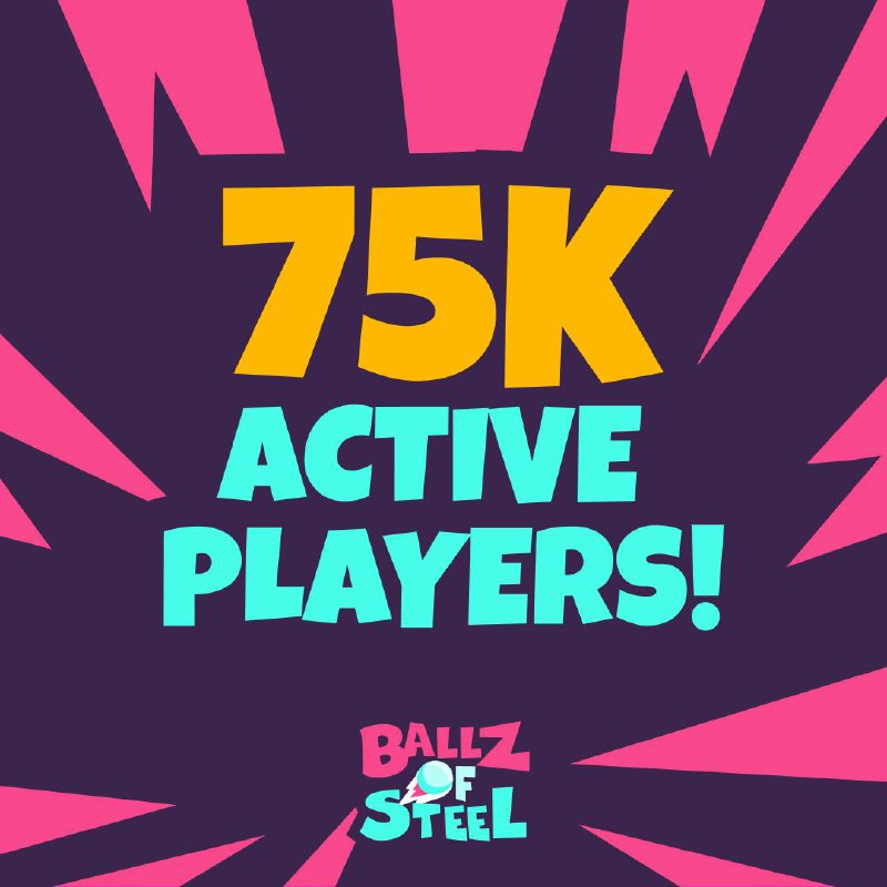 theballzgame's tweet photo. 📣BALLZERS

WE ARE NOW 75K STRONG 💪

DROPPING A BIG SURPRISE WHEN WE ARE AT 100K

📌 REMEMBER: STAY ACTIVE AND DROP AT LEAST 1 BALLZ TO QUALIFY FOR OUR AIRDROP!

⛓️‍💥https://t.co/IzydrDaHwS https://t.co/nnTDWme8X4