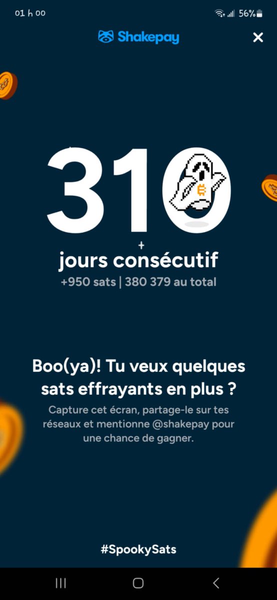 JeeGoss's tweet photo. Boo(ya)! @shakepay https://t.co/wktaFRpSQK