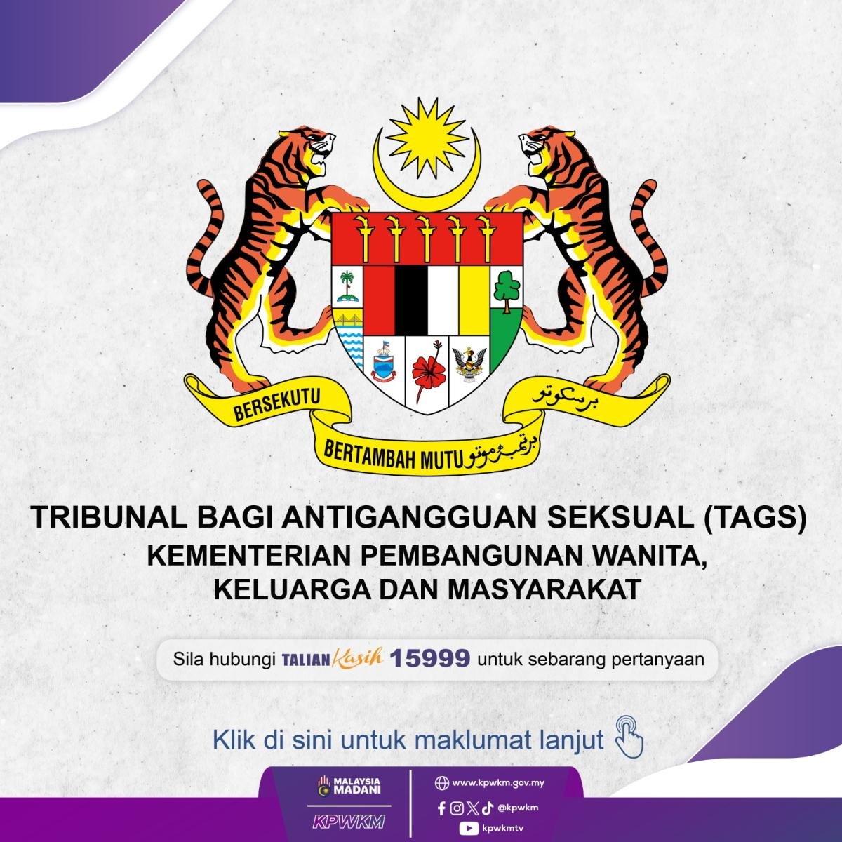 luxentX's tweet photo. @meinmokhtar Buat aduan kepada TAGS (tribunal gangguan seksual) untuk dapat tebus rugi (duit) untuk gangguan seksual. 

Boleh juga hubungi Jabatan Tenaga Kerja Semenanjung Malaysia (JTKSM) untuk buat aduan pertama. Kalau orang Sabah/Sarawak cari yang jabatan di sana. https://t.co/YNLXzTHvbU