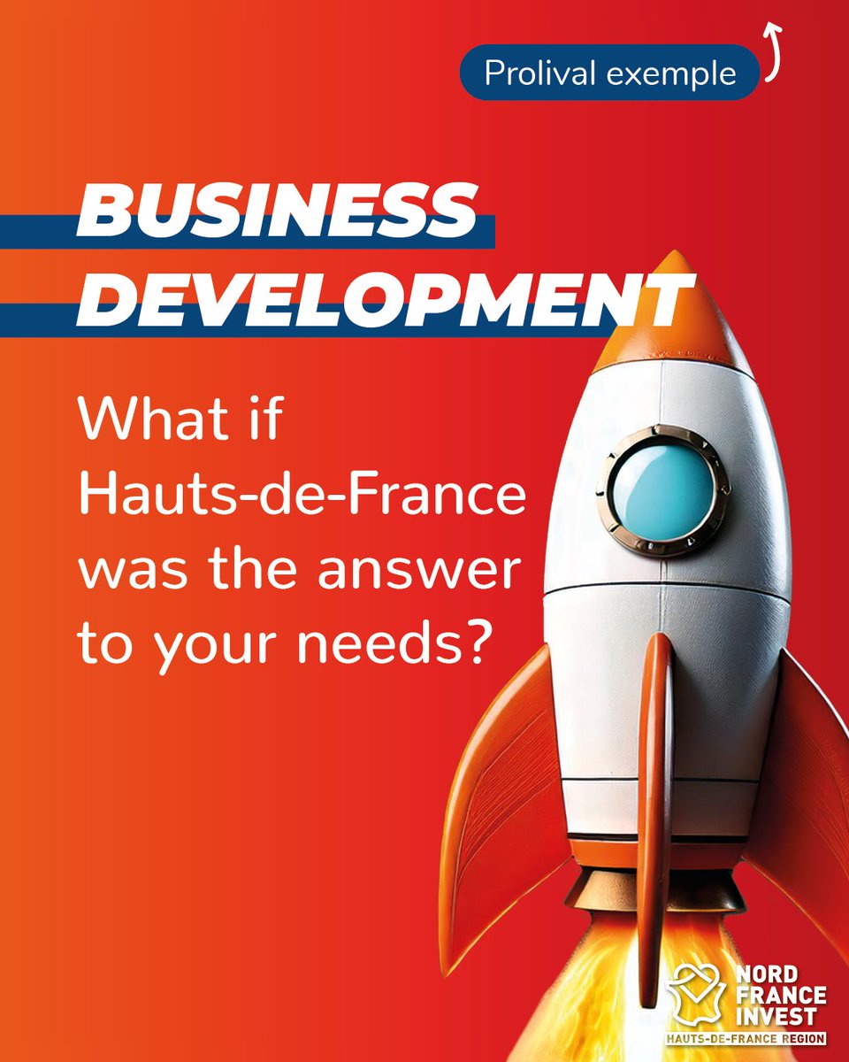 💡 Why did @Prolival choose #HautsDeFrance?

➡️IT talent pool
➡️90min from Paris
➡️Dynamic business network
➡️Optimized costs

🌟 Bonus: the responsiveness of setting-up assistance structures.

Result: €600K invested and 80 jobs created! 🚀

Learn more: bit.ly/Interview-Prol…