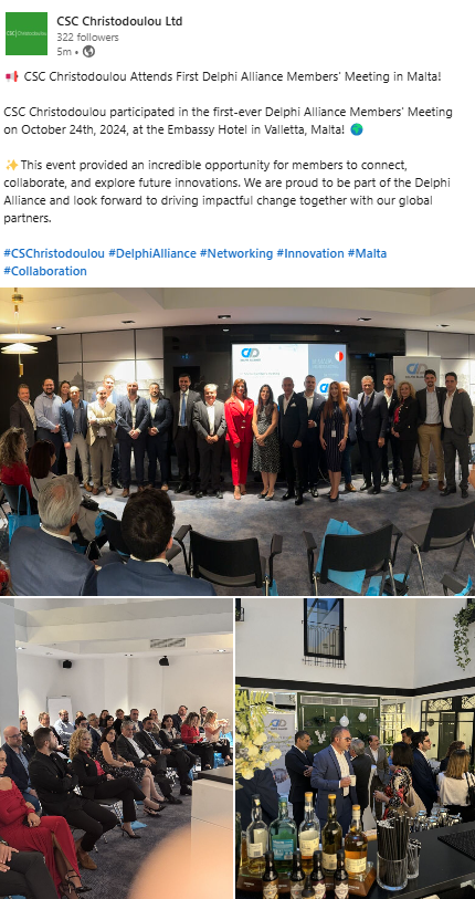 DelphiAlliance's tweet photo. We’re thrilled to see our #MaltaEvent come to life through your eyes!

#DelphiAlliance #ThankYou #AllianceMatter #MaltaEvent2024 https://t.co/3gaWIWv5UT