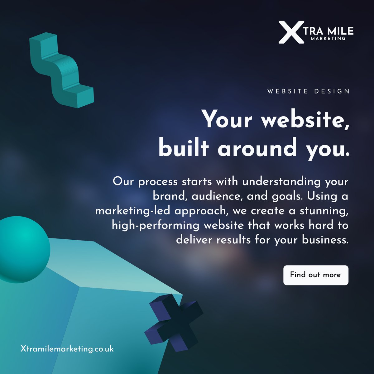 Your website should do more than just look good – it should drive results. 🚀

We start with you, using a marketing-led approach to create a site that’s as functional as it is beautiful. Let’s build your vision! 💻✨

👉 Learn more: loom.ly/Rbm9Tsc

#XtraMileMarketing