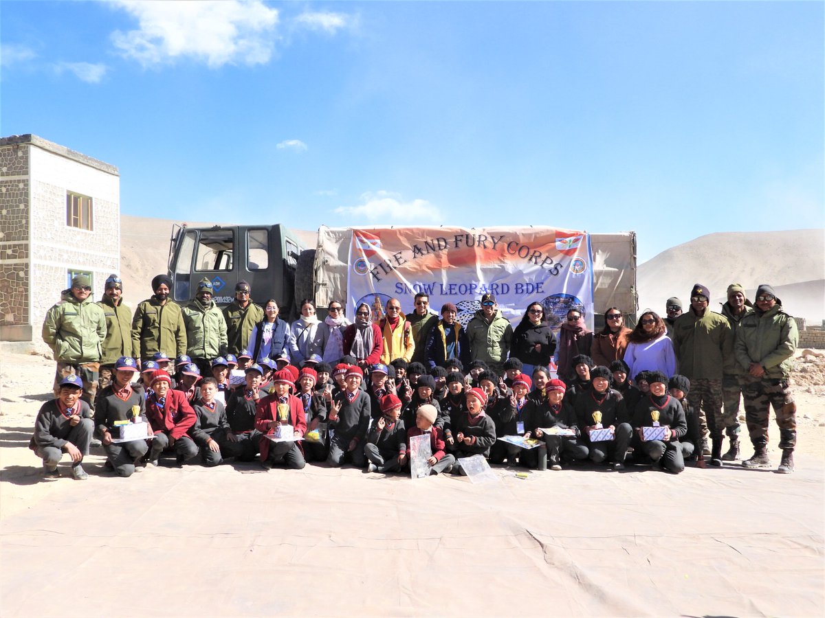 firefurycorps's tweet image. Nurturing Young Talents

The #SnowLeopardBrigade organised a painting competition for the young artists of #Nyoma on 29 Oct 24. The event provided an excellent platform for young minds to showcase their artistic skills, express their creativity and imagination, and develop