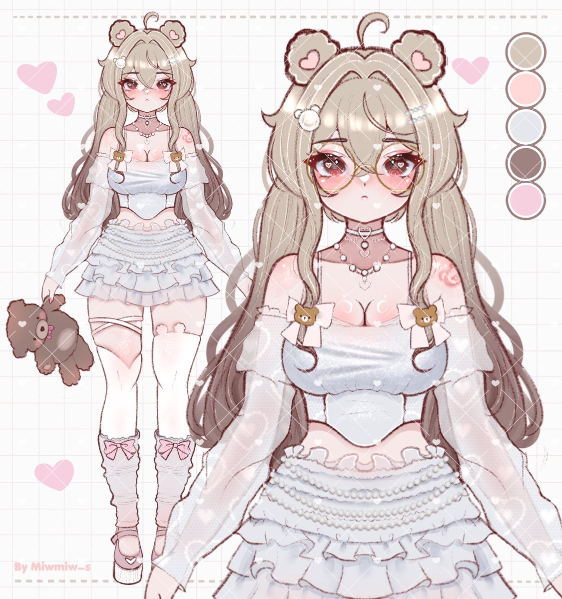 ⋆˚✿˖° Adoptable Raffle ⋆˚✿˖°
thank you for 4.8 followers ٩(ˊᗜˋ*)و ♡

To enter:
Like &amp; RT

-You can’t sell her 
-The prize is a ref sheet without watermarks, transparent bg is not included. 
-ends on november 10th