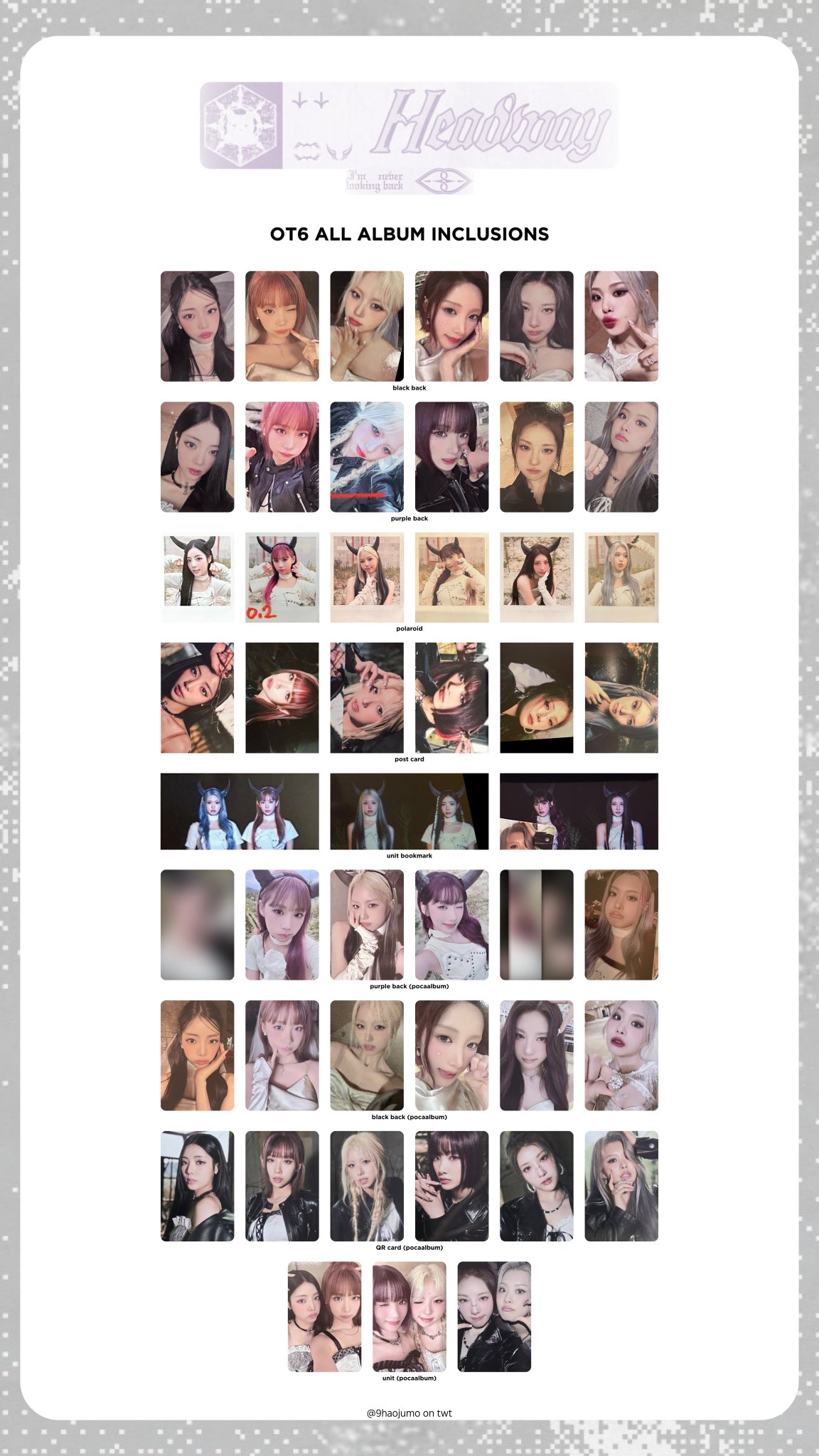 PURPLE KISS HEADWAY 特典トレカ ユキ PURPLE KISS HEADWAY 特典トレカ