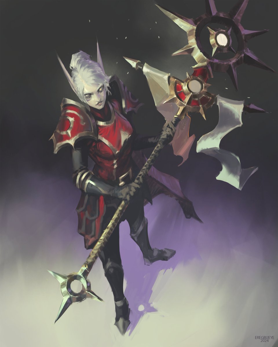 Priestess of light
World of Warcraft character quick commission work