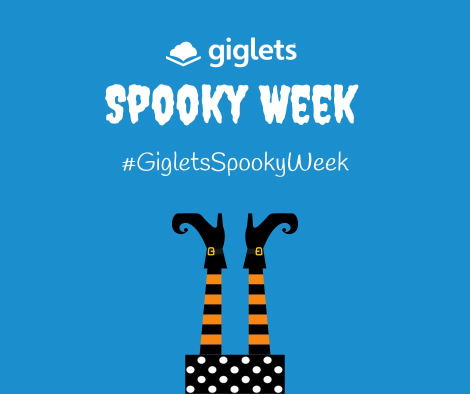 🕯️ It's Day 6 of our hair-raising #GigletsSpookyWeek, and we've got a fresh batch of bone-chilling recommendations for spooky stories that will send shivers down your spine! 

Keep an eye on the social channels for today’s recommendations! 💀📚