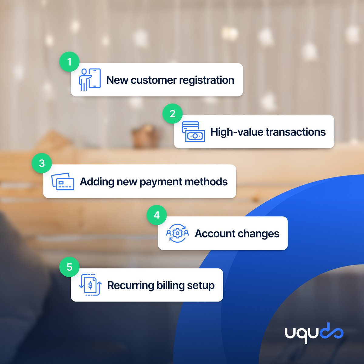 Are your customers abandoning their carts due to long verification processes? 🛍️

uqudo's AI-powered identity platform can be used across all checkpoints in your customer's verification journey, ensuring seamless user experience while protecting customers from fraud.

#ecommerce