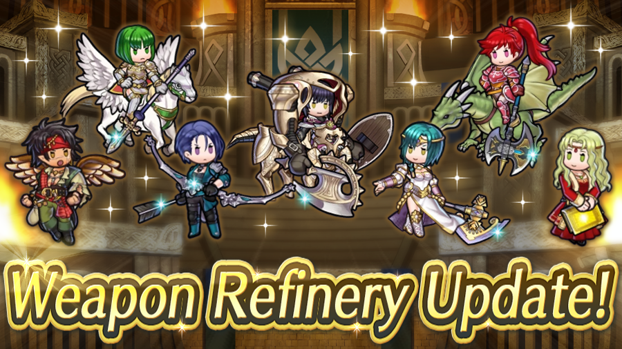 FE_Heroes_EN's tweet photo. ■ New weapon skill
Heavenly Icicle (Díthorba: Cutting Knight)
*Can also be refined after learning.

■ New weapons to refine
Aureola (Guinivere: Princess of Bern) and Talregan Axe (Jill: Fiery Dracoknight) are coming soon!
#FEHeroes https://t.co/m4Wx3rcIBC