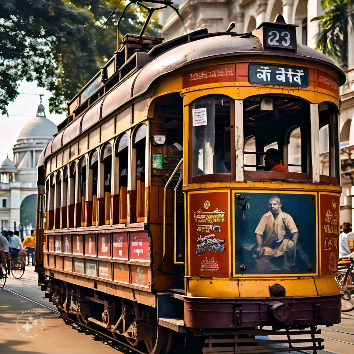 katyalnikhil's tweet image. Experimenting with AI.
Celebrating the timeless charm of #Kolkata #trams, through these AI-generated images. Incredibly sad to think that soon, tram operations will be limited to a single heritage route. These trams are a part of Kolkata’s soul. #Heritage @_CTUA_ @HatuaArghyadip