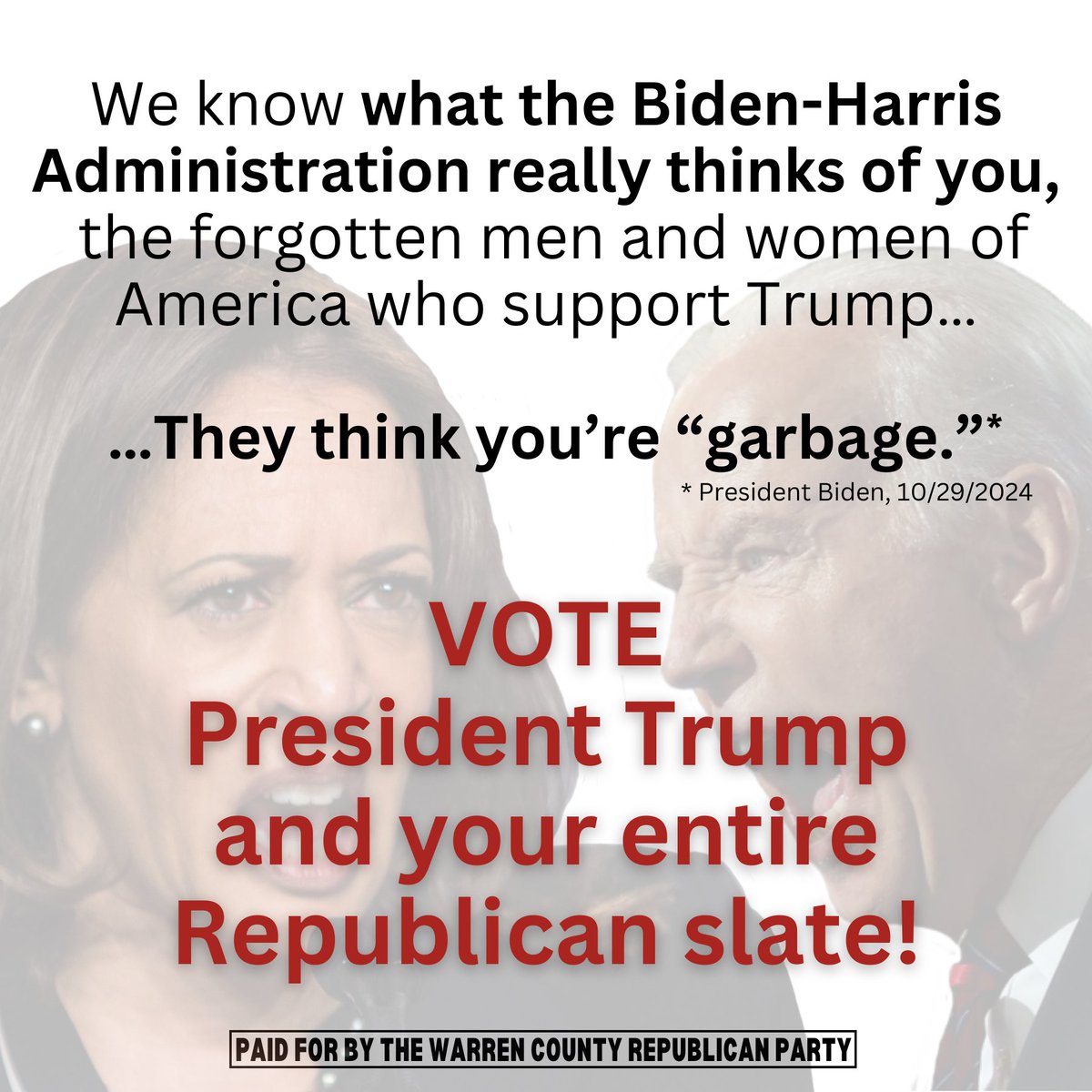 GOPWarrenCounty's tweet photo. Vote President #Trump!
Vote #NOonIssue1!
Vote your entire #Republican slate!
Make sure you have a plan to vote. Don’t wait until the last minute!
Early Voting is open, is SUPPORTED BY President TRUMP, and is easy, convenient, and secure!
#WarrenCountyOhio #WarrenCoGOP
#MAGA https://t.co/7Ag0uA8pjS