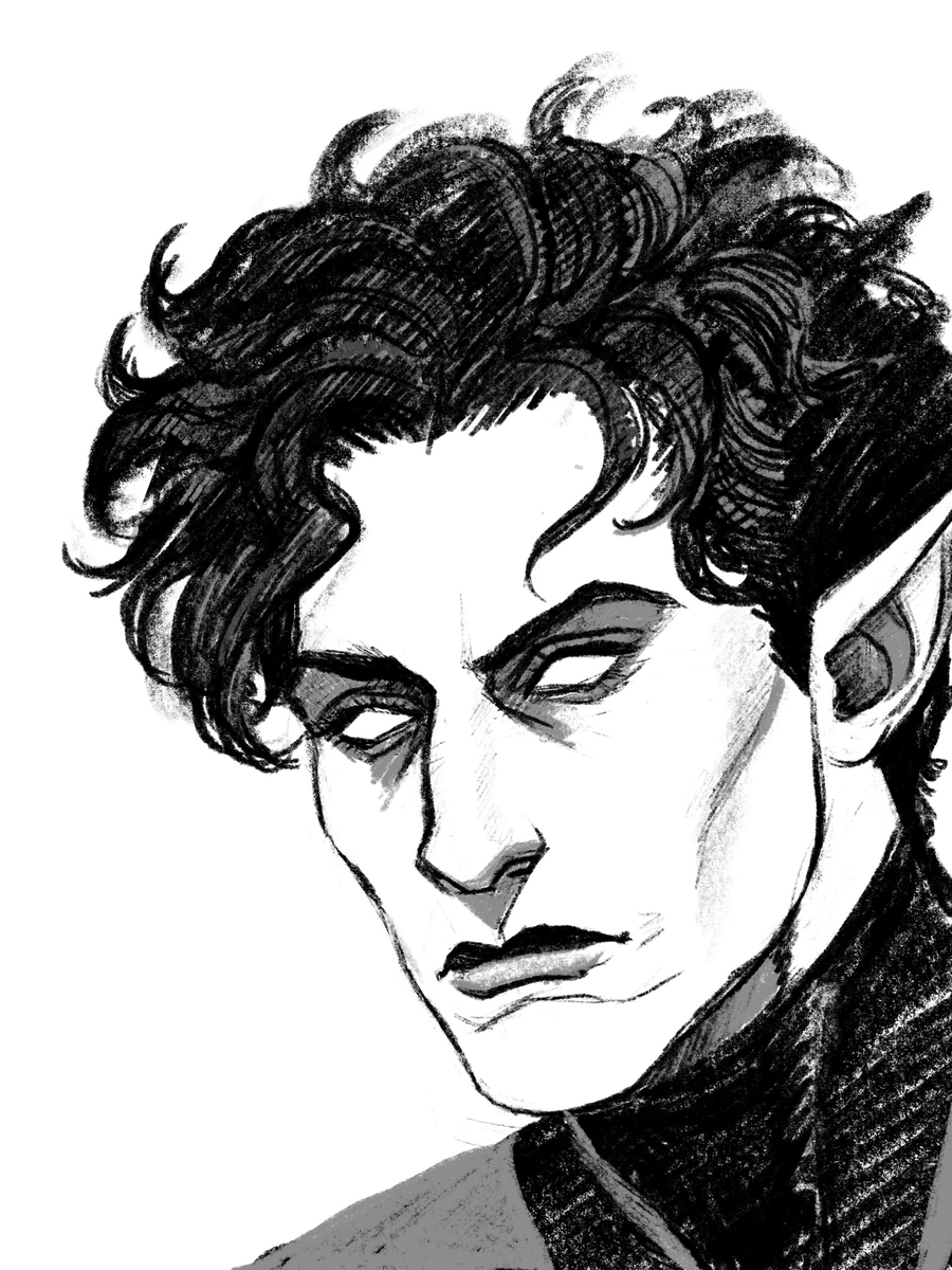 a nightcrawler sketch i never posted bcus it felt underwhelming at the time but looking at it now… all he has to do is serve face and im happy #nightcrawler #kurtwagner #xmen #XMen97