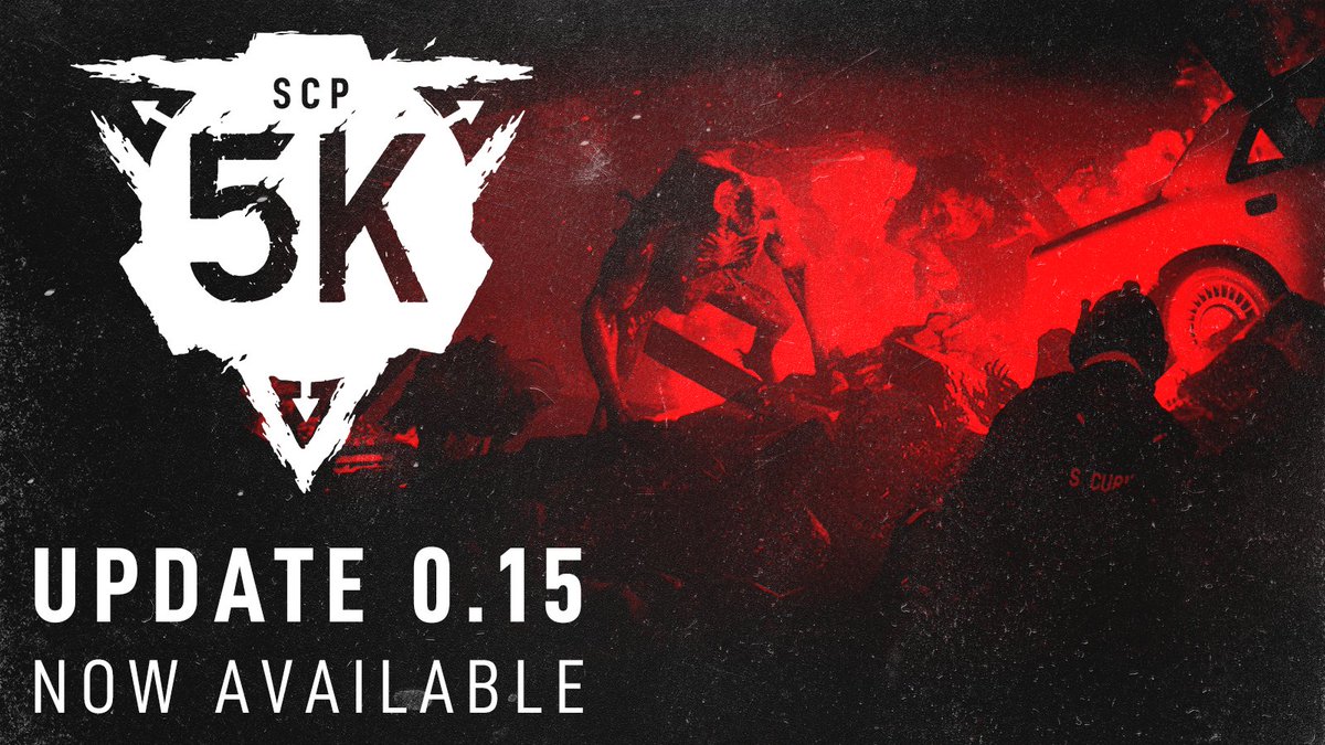Update 0.15 of SCP: 5K is live. On sale 20% off on Steam. 

A special thanks to <a href="/Justinred87/">justinred87</a>, 
<a href="/bluetherobot/">BlueTheRobot 🇺🇲</a>, and their team for recording gameplay for this trailer.  

youtu.be/9OhWaWbdd5U 

store.steampowered.com/app/872670/SCP…

#scp #scp5k #affrayco