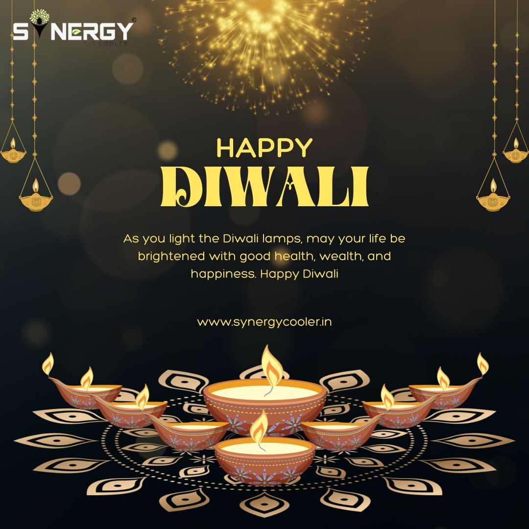 SynergyCooler's tweet photo. 🪔 Happy Diwali from Synergy Coolers! 🪔 As we light up our homes with joy and warmth this Diwali, Synergy Coolers sends you heartfelt wishes for a festival filled with love, prosperity, and light. 

#HappyDiwali #Diwali2024 #FestivalOfLights #SynergyCooler #ProsperityAndJoy https://t.co/yYQfHwYmvD