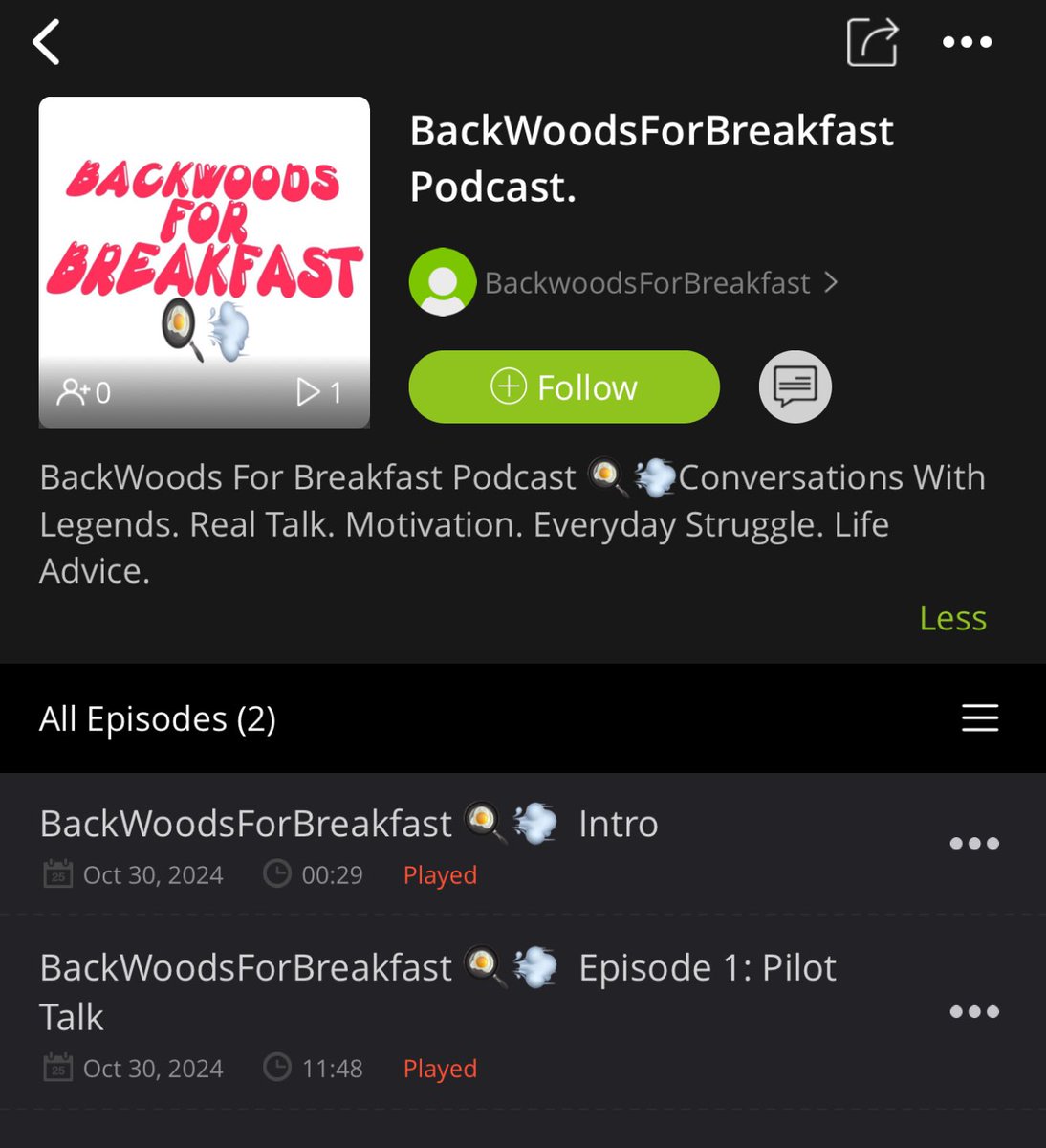 BackwoodMorning's tweet photo. Episode 1: Out Now https://t.co/nTz2PqLMfG https://t.co/Z4j4r0L9xY