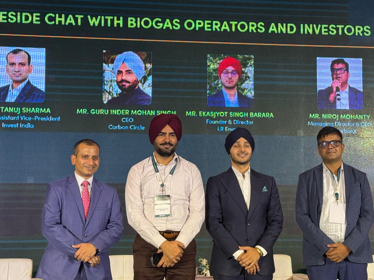 Core CarbonX MD Niroj Mohanty joined industry leaders at the World Biogas Association Congress in New Delhi, discussing biogas advancements and investment prospects in India.

Thank you, WBA, for this vital dialogue on sustainable energy!

#Sustainability #Biogas #CleanEnergy