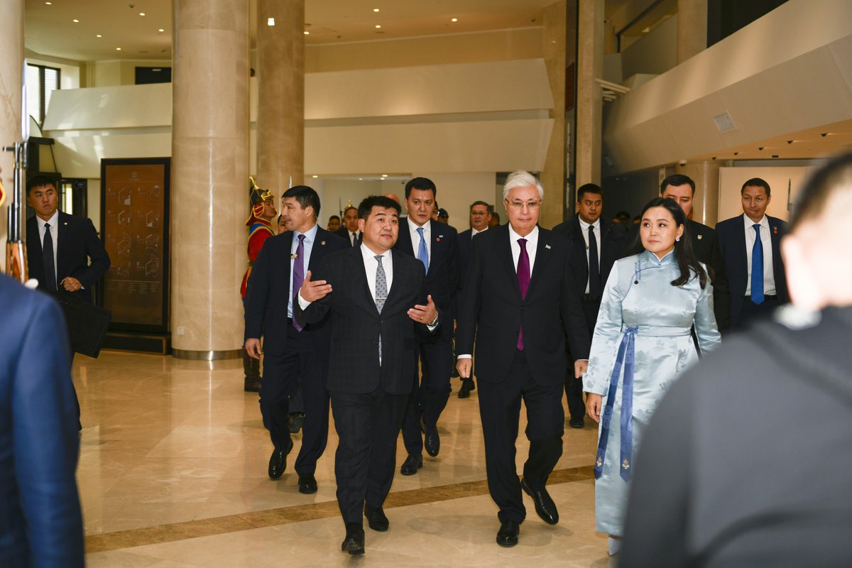 President of the Republic of Kazakhstan Kassym-Jomart Tokayev paid a State Visit to Mongolia on October 29, 2024. During the State Visit, the Head of State visited the Chinggis Khaan National Museum of Mongolia.
