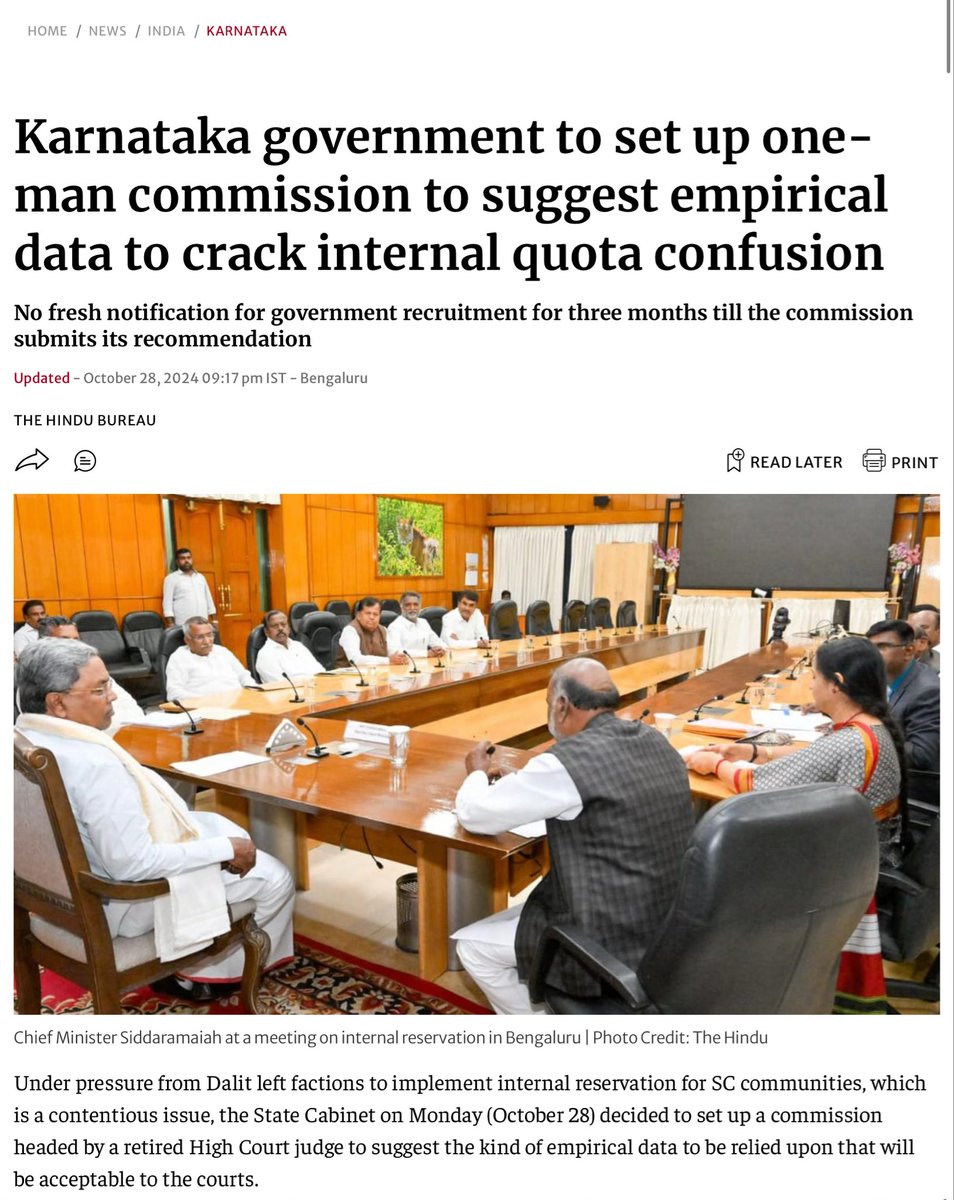 priyadarshi07's tweet photo. After @INCTelangana, and @BJP4Maharashtra now @INCKarnataka set up One Man Commission, particularly from higher judiciary who penned court order against social justice. #CongRSS #GreenSnake & #BJP #WhiteSnake in Green Grass both spewing venom against Social & Economic Justice of #Dalits & #Adivasis. @VBAforIndia @Prksh_Ambedkar