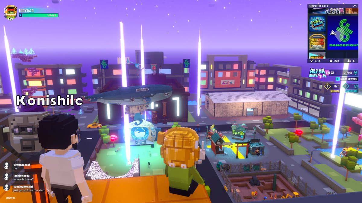 Tody1470's tweet photo. Come dance with me in the Cypher City Experience in 💃🕺@TheSandboxGame. Make sure to bring your boogie shoes 🩰  https://t.co/mk3MwO0H3i #TheSandbox #AlphaSeason4 #AS4SocialChallenge https://t.co/7AOdtPprRW
