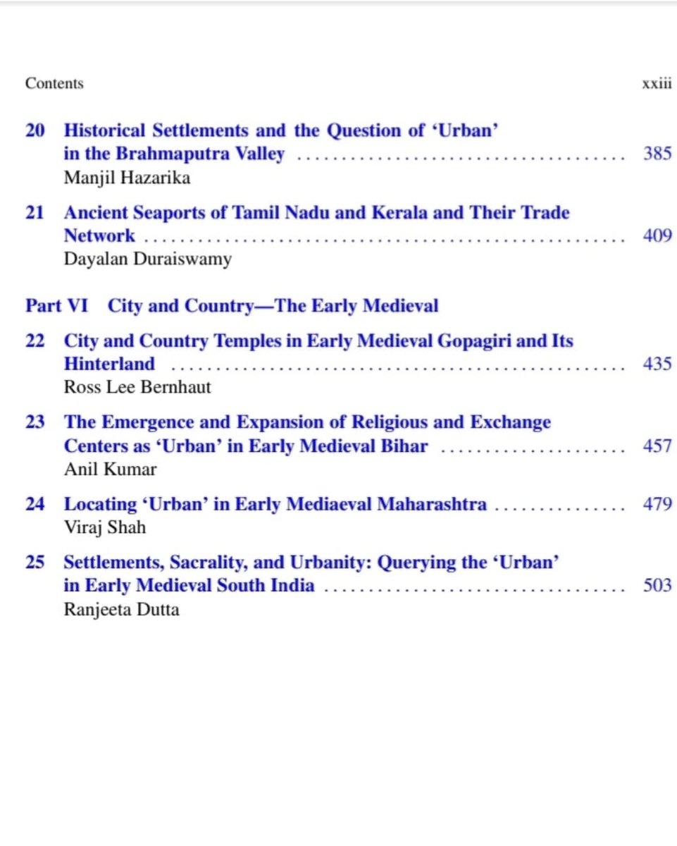 #newbookalert 
Handbook on Urban History of Early India, ed Aloka Parasher Sen, 2024, Springer Nature, Singapore.