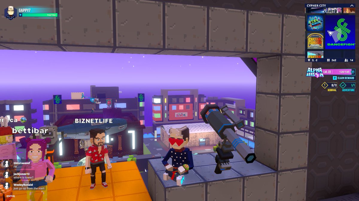 gappy77t's tweet photo. Come dance with me in the Cypher City Experience in 💃🕺@TheSandboxGame. Make sure to bring your boogie shoes 🩰  https://t.co/oPuS0twSrf #TheSandbox #AlphaSeason4 #AS4SocialChallenge https://t.co/Vp0ClbiF7Z