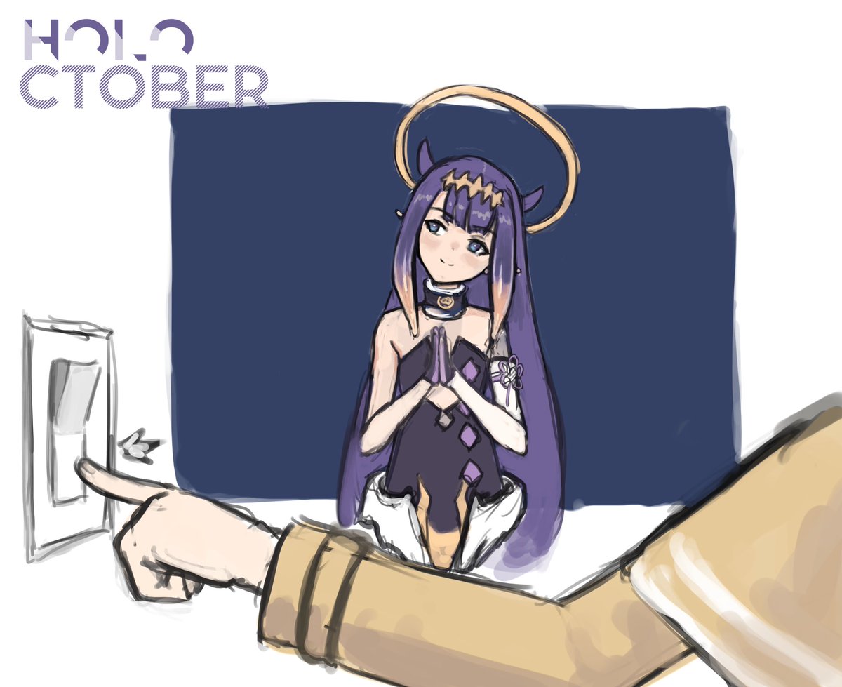 Day 30 - Horror
"Oh, it's just Ina"
#HOLOctober #inART #いなート