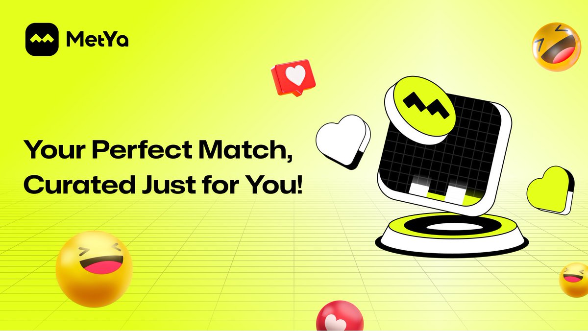 ✨With #Metya  AI algorithms

#Metya carefully analyzes your preferences to connect you with like-minded individuals💖

#Metya #SocialFi #DatingFi #Ton #Match #MeAi #Depin #GameFi