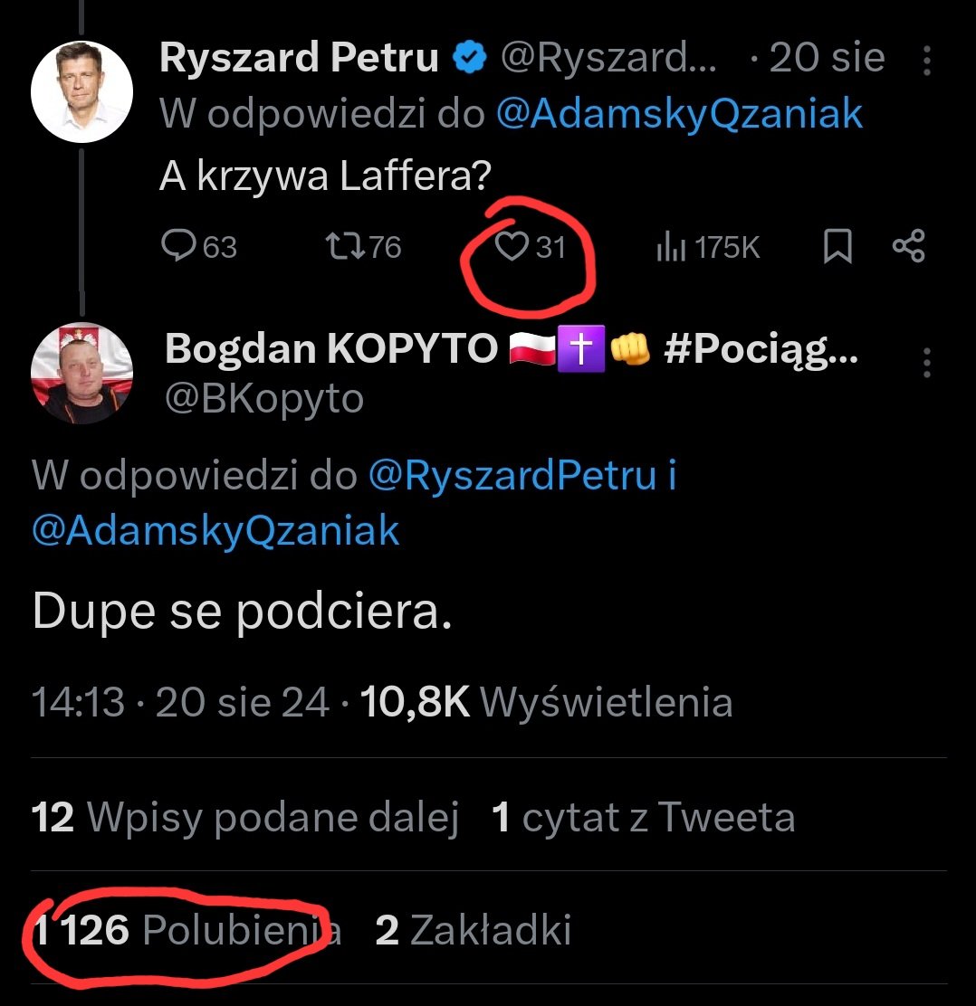 Michalina_Kobla's tweet photo. To, że partia Razem, PiS i Konfederacja używają farm trolli i botów na potęgę, to jest oczywiste, ale fakt, że się tym tak obnoszą, jest jednak małym zaskoczeniem😉
Ryszard Petru ma 400 tys. obserwujących, a Bogdan Kopyto 22 tys., czyli 18 razy mniej. https://t.co/3c8WUf2pRj