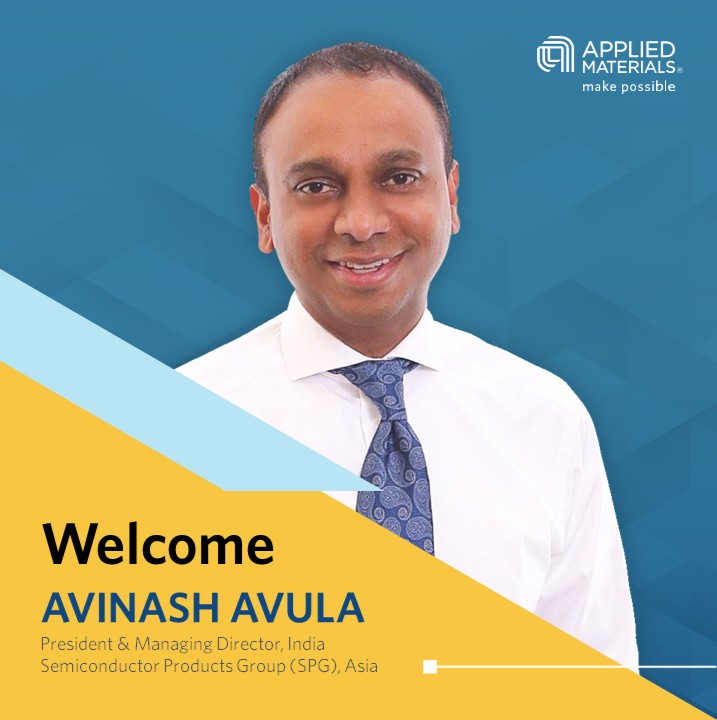 A warm welcome to Avinash Avula, Country President &amp; MD for Applied Materials India! We are thrilled to have you join us on this exciting journey of growth and success.
Read more: bit.ly/3Ut7cXy

#AppliedMaterialsIndia #MakePossibleABetterFuture #GreatThingsHappenHere