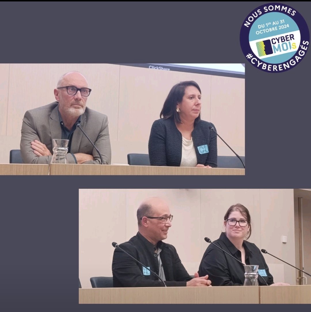 🎉🤩 Retour sur notre fabuleux 14eme colloque CEFCYS organisé au #Sénat le 25 octobre 🔔 #CyberEngagés

Cet évènement est programmé chaque année en marge du #cybermois et cette fois-ci il portait sur la "Sensibilisation aux risques Cyber" avec 2 tables rondes captivantes.