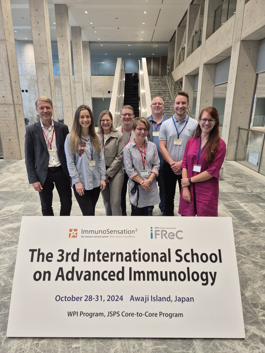 ImmunoSensation (@immunosens) on Twitter photo The 3rd International School on Advanced Immunology held in Japan has started! The school is an annual event alternating between Japan and Germany organised by the Immunology Frontier Research Center (IFReC) of <a href="/osaka_univ_e/">The University of Osaka</a> and our Cluster at <a href="/UniBonn/">Rheinische Friedrich-Wilhelms-Universität Bonn</a> 🇯🇵🇩🇪 The 3rd International School on Advanced Immunology held in Japan has started! The school is an annual event alternating between Japan and Germany organised by the Immunology Frontier Research Center (IFReC) of <a href="/osaka_univ_e/">The University of Osaka</a> and our Cluster at <a href="/UniBonn/">Rheinische Friedrich-Wilhelms-Universität Bonn</a> 🇯🇵🇩🇪
