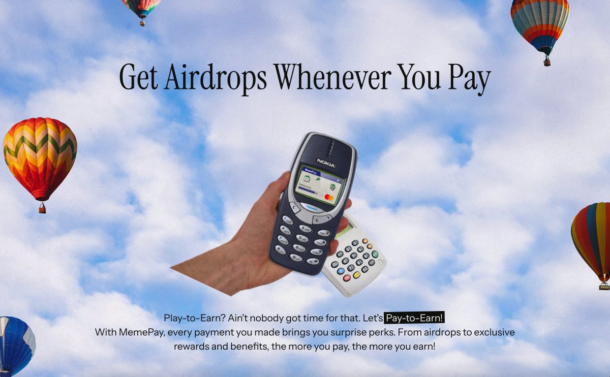Memeland's tweet image. 💳 Introducing MemePay 💳

• Mission: Turn Your Memecoins Into Money

• Slogan: Shut Up And Take My Memecoins

• Tldr: MemePay is the &quot;Solana Phone for Payment&quot; 

• Category: PayFi, Pay-to-Earn, Payment

• Website: memepay.com

• More details about the airdrops,…