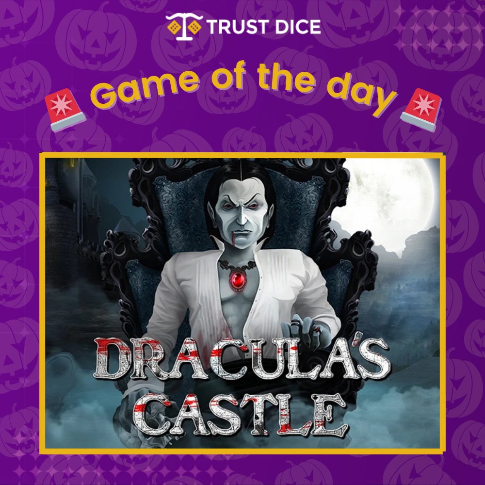 TrustDice's tweet image. 🧛‍♂️ Enter Dracula&apos;s Castle... if you dare! 🏰 Spin your way through this thrilling game of the day and uncover fang-tastic wins lurking in the shadows! 💰 Sink your teeth into big rewards—play now for monstrous prizes! 🎉
#DraculasCastle #BigWins #SpookySlots #CasinoFun #PlayToWin…