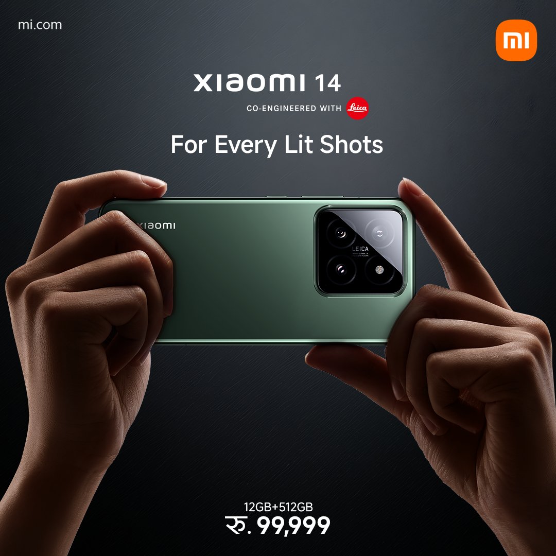 XiaomiNepal's tweet image. For every moment that deserves to be lit! 💥 Xiaomi 14 brings your shots to life!✨📱
#XiaomiNepal #Xiaomi14 #LeicaLens #LensToLegend