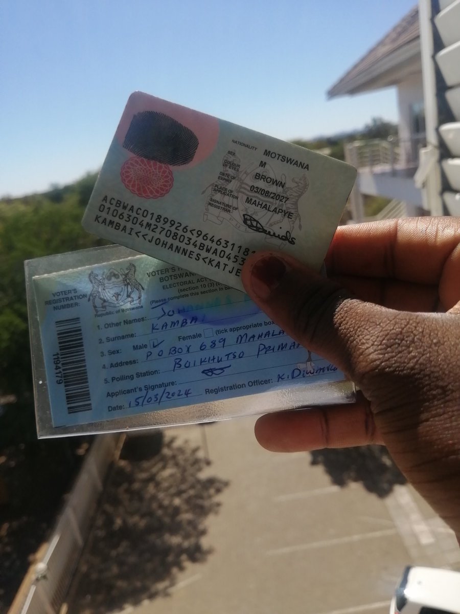 Officialy a first time voter😊done and dusted... Le thokomologe stain seo😭😂