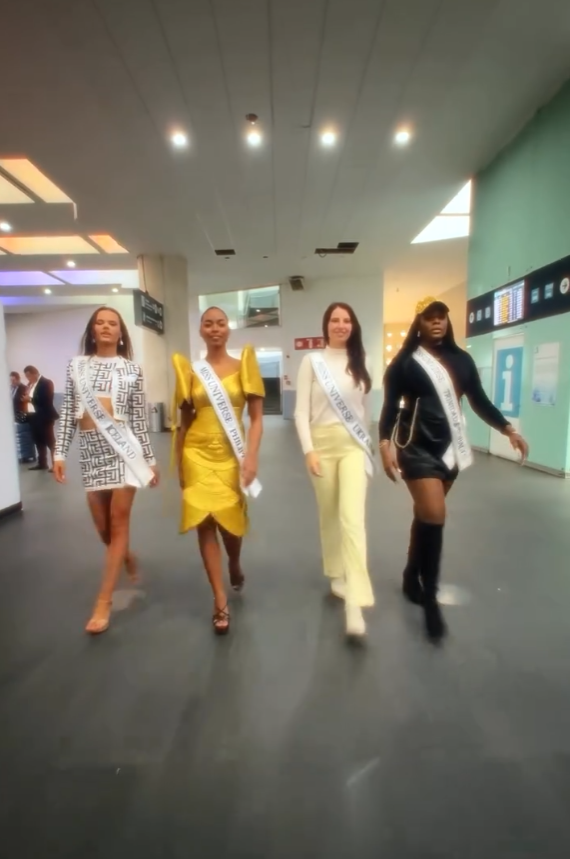 newswatchplusph's tweet photo. LOOK: Philippine bet Chelsea Manalo dons a 'Golden Maria Clara' upon her arrival in Mexico to bid for the country's fifth Miss Universe crown.

📸 Miss Universe Philippines/Instagram https://t.co/UIq2tK35Ct
