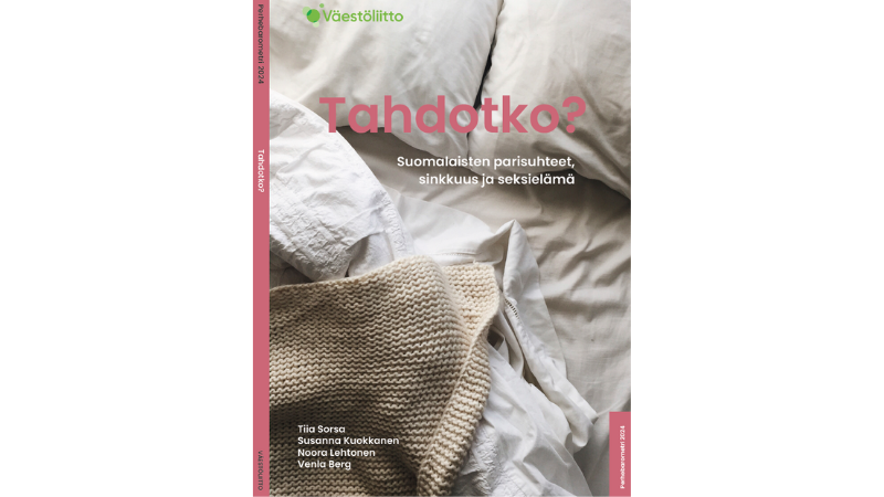 Ensi viikolla se julkaistaan, nimittäin Perhebarometri 2024😻
Tahdotko?-barometrin aiheena suomalaisten parisuhteet, sinkkuus ja seksielämä. 
vaestoliitto.fi/ajankohtaista/…