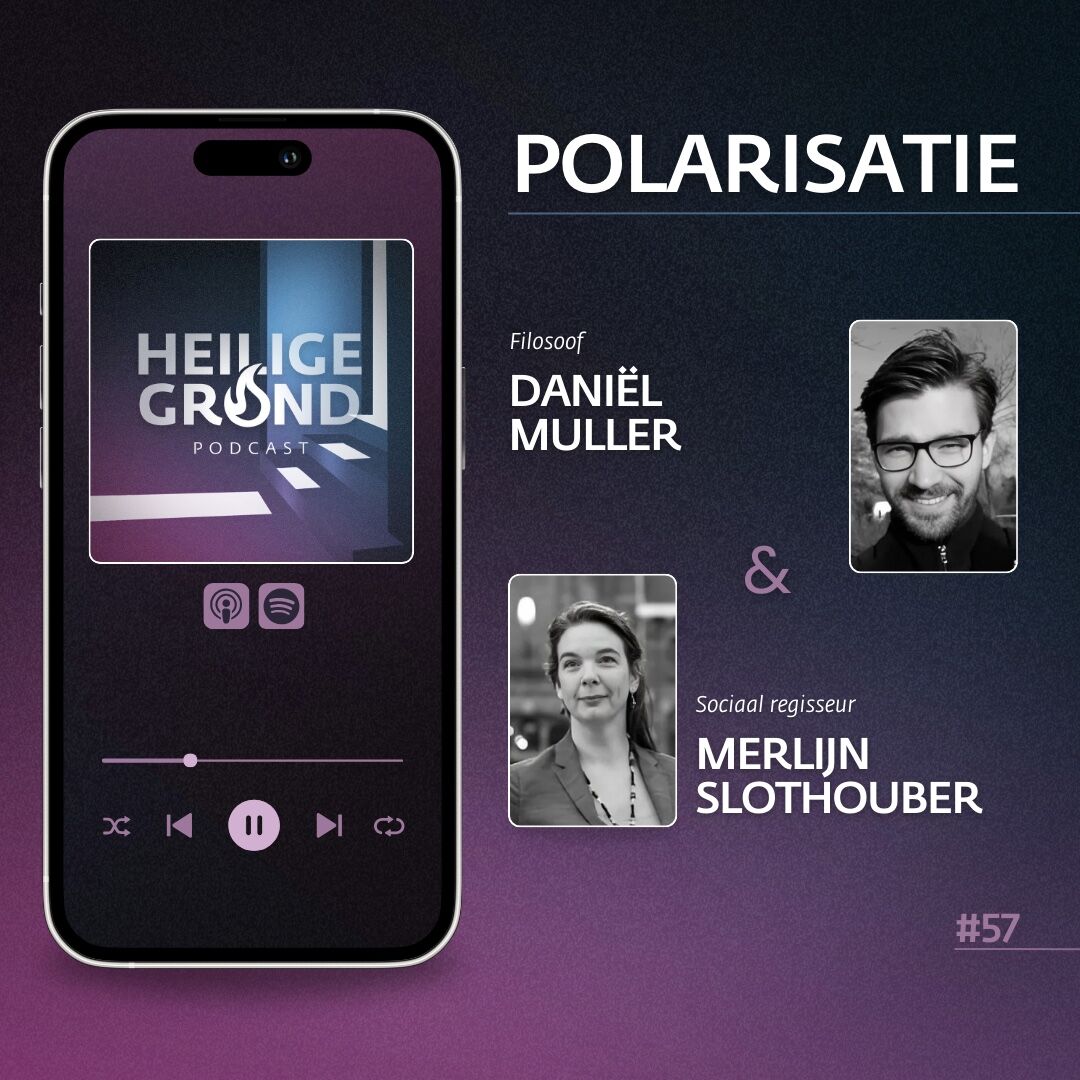 Kun je polarisatie tegengaan, of ten goede keren? Wat vraagt dat dan? En wat heeft je bardienst bij de sportvereniging ermee te maken? In deze aflevering een gesprek daarover met Daniël Muller en Merlijn Slothouber.

Luister in je podcastapp of via bit.ly/3YHWu1O